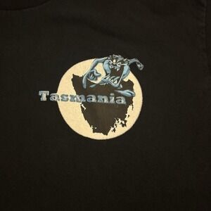 VTG Tasmania T Shirt‎ Black Large Taz Looney